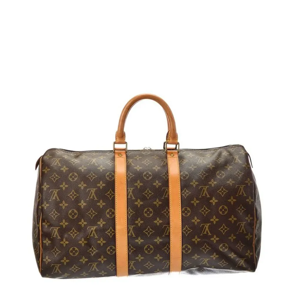 Louis Vuitton Brown Monogram Keepall (Authentic Pre-Loved)